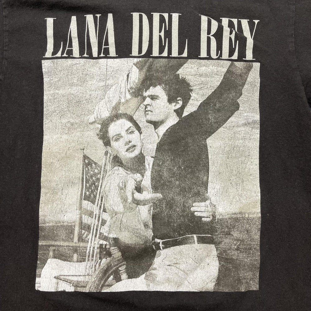 Lana Del Rey Shirt Womens Medium Black Photo Graphic Band Music Tee T-Shirt - Picture 2 of 6